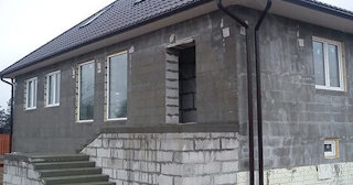 Фасад из газобетона для дома в Новодвинске - Строй-Нвд, качественная отделка от 2074 руб.