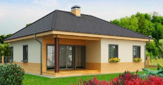 Строительство одноэтажных домов Новодвинск цена от 23847 руб. м2